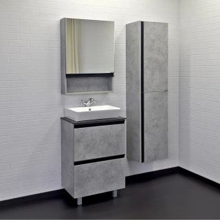 Тумба с раковиной Comforty Эдинбург 00-00004763 60 см Бетон светлый